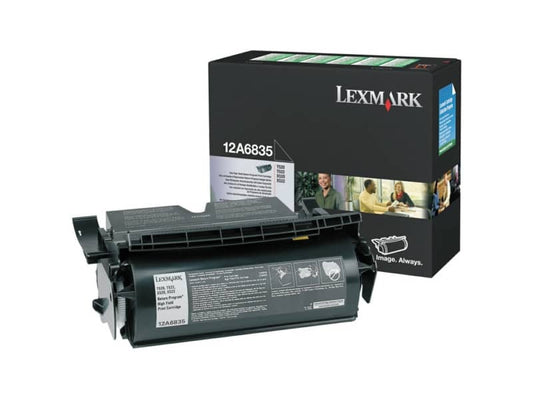 Toner alta resa return program Lexmark nero 12A6835