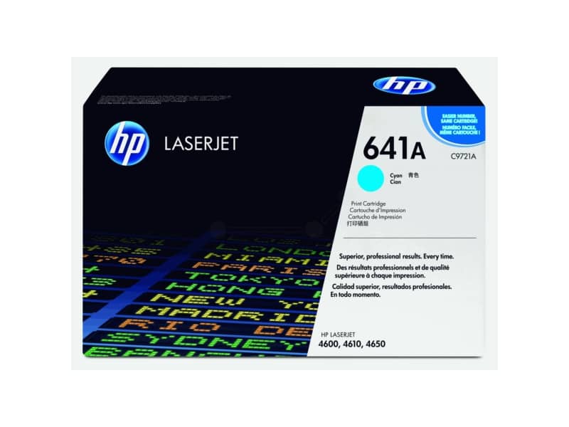 Toner 641A HP ciano standard C9721A