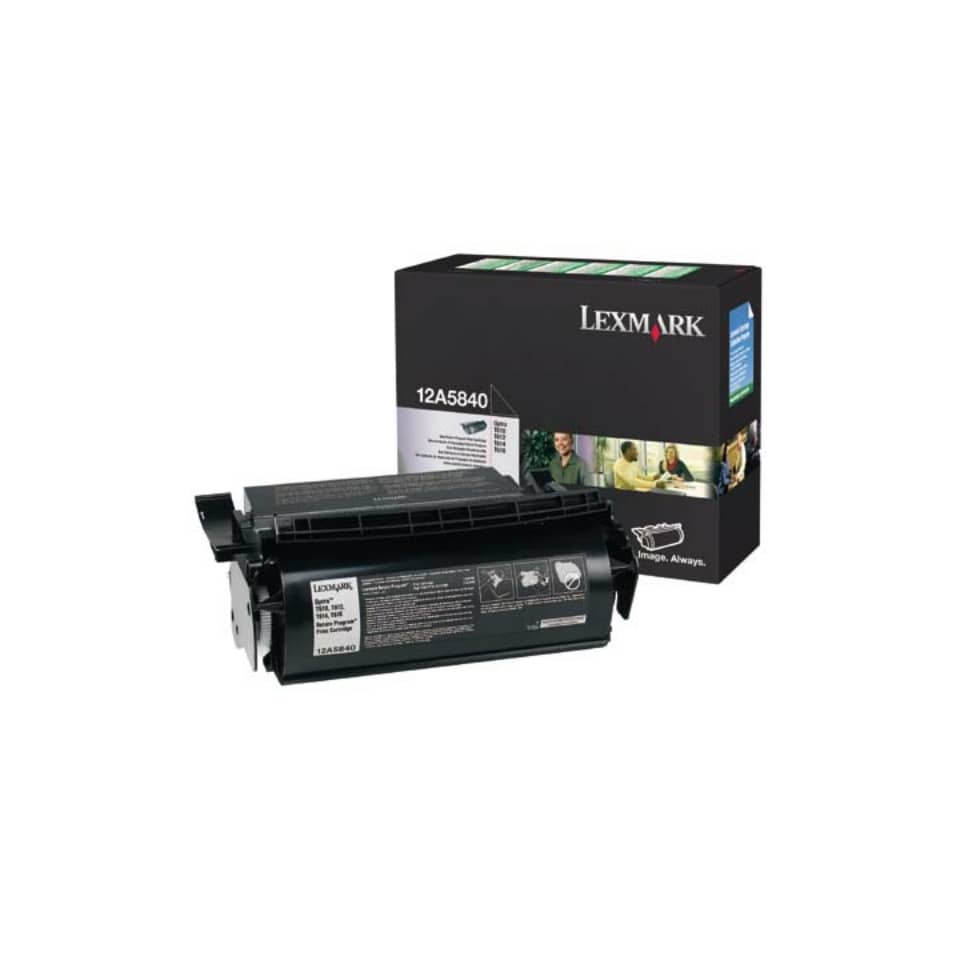 Toner return program Lexmark nero  12A5840