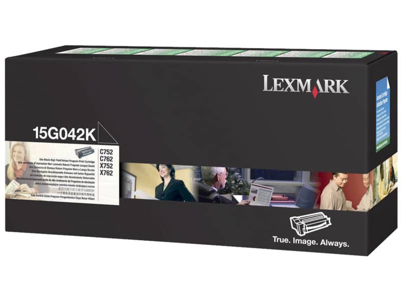 Toner alta resa return program Lexmark nero 15G042K