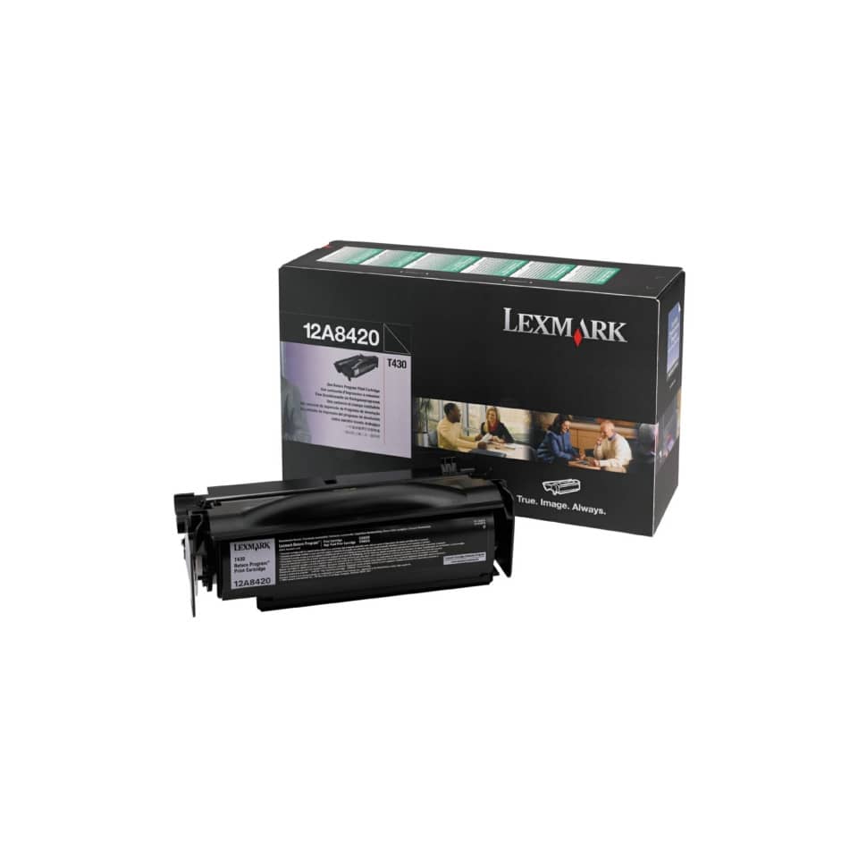 Toner return program Lexmark nero  12A8420