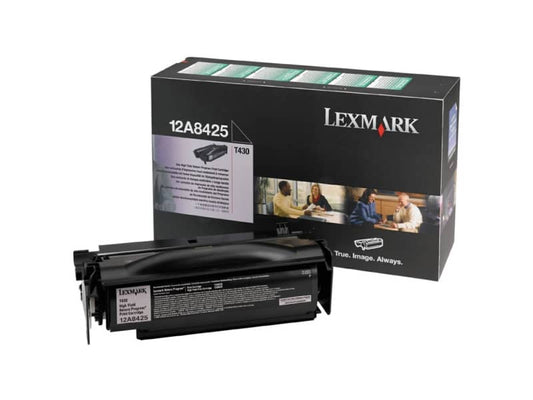 Toner alta resa return program Lexmark nero 12A8425