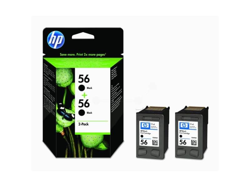 cartucce inkjet blister 56 HP nero  Conf. 2 - C9502AE