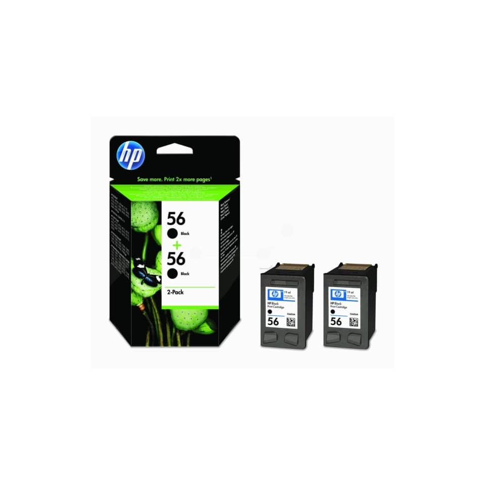 cartucce inkjet blister 56 HP nero  Conf. 2 - C9502AE