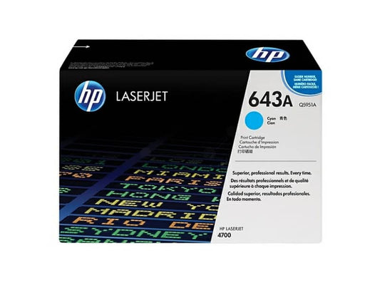 Toner 643A HP ciano standard Q5951A