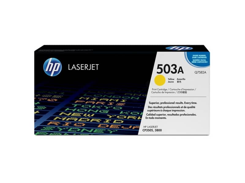 Toner alta capacità 503A HP giallo  Q7582A
