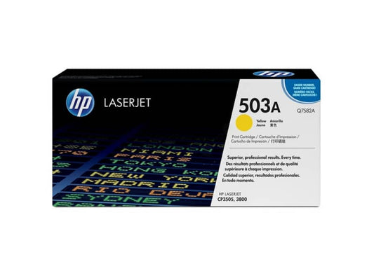 Toner alta capacità 503A HP giallo  Q7582A