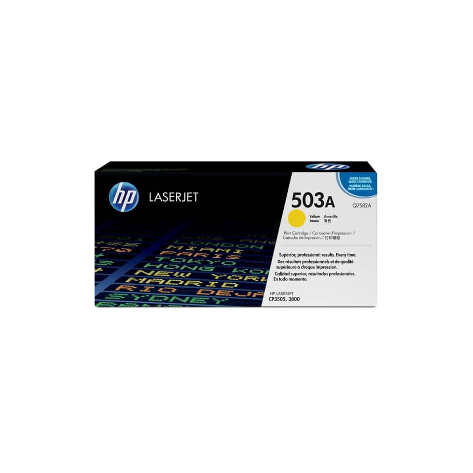 Toner alta capacità 503A HP giallo  Q7582A