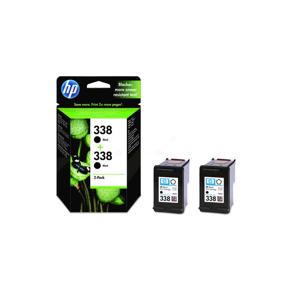 cartucce inkjet blister 338 HP nero  Conf. 2 - CB331EE