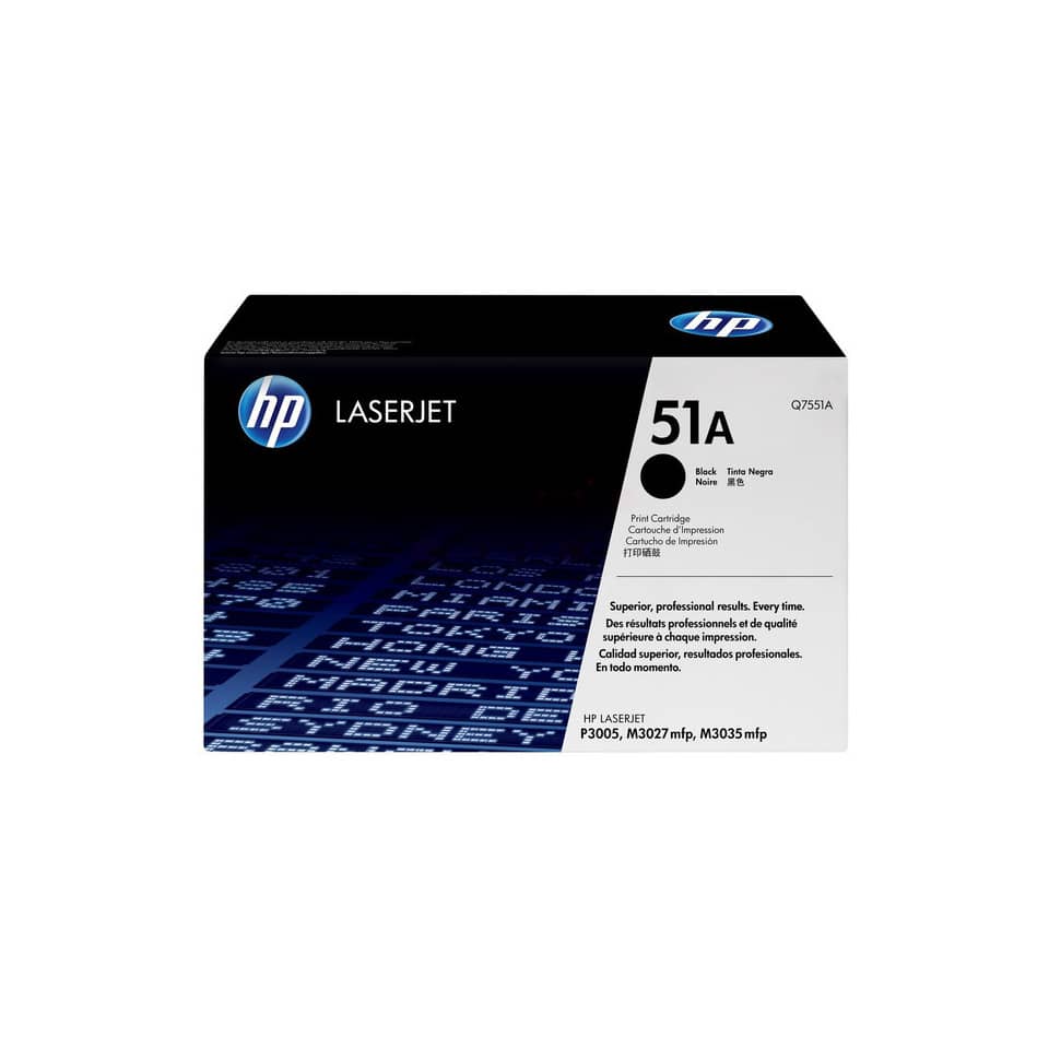 Toner 51A HP nero standard Q7551A