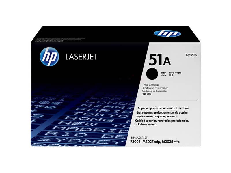 Toner 51A HP nero standard Q7551A