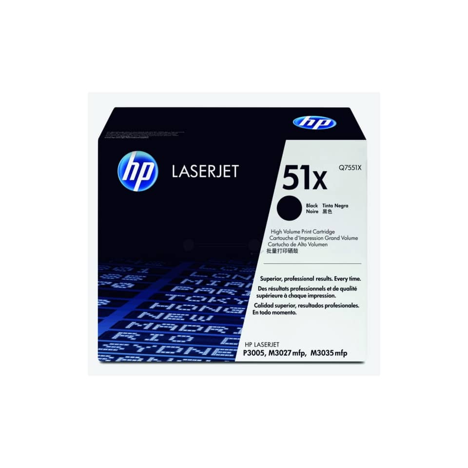 Toner alta capacità 51X HP nero  Q7551X