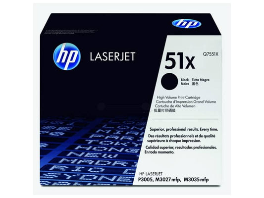 Toner alta capacità 51X HP nero Q7551X