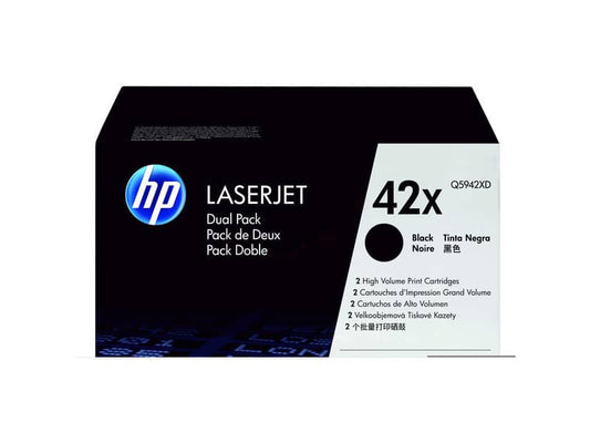 Toner alta capacità 42X HP nero Conf. 2 - Q5942XD