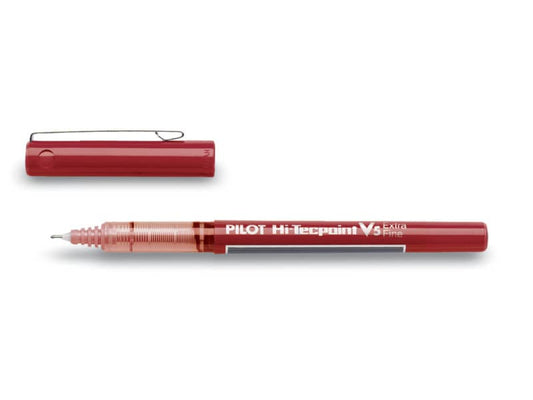 Roller Pilot Hi-Tecpoint V5 0,5 mm rosso  011692