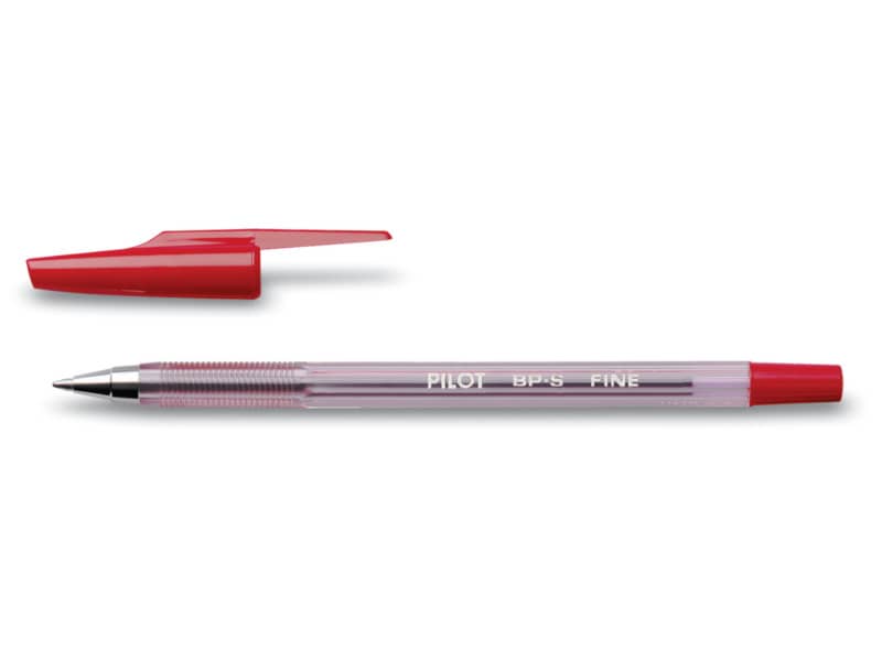 Penna a sfera ricaricabile Pilot BPS punta fine 0,7 mm rosso 001608