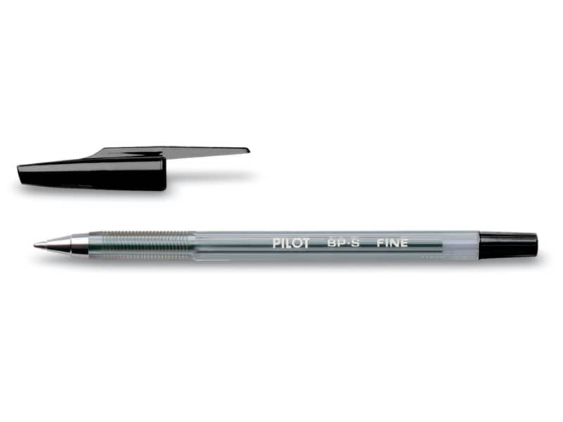 Penna a sfera ricaricabile Pilot BPS punta fine 0,7 mm nero 001606