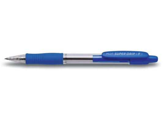 Penna a sfera a scatto Pilot Super Grip 0,7 mm blu 001532