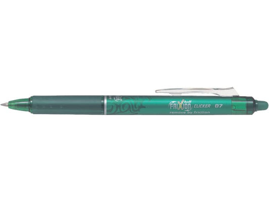 Penna a sfera cancellabile Pilot Frixion Ball Clicker 0,7 mm verde 006793