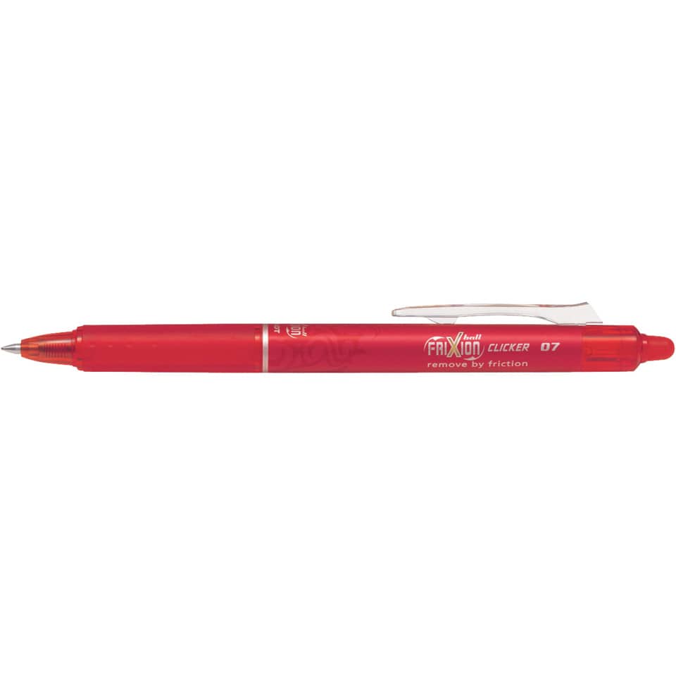 Penna a sfera cancellabile Pilot Frixion Ball Clicker 0,7 mm rosso 006792