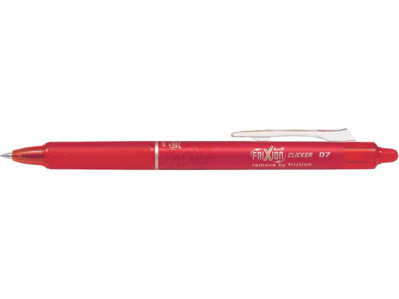 Penna a sfera cancellabile Pilot Frixion Ball Clicker 0,7 mm rosso 006792