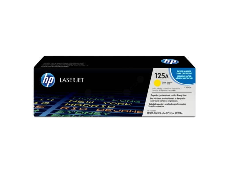 Toner 125A HP giallo  CB542A