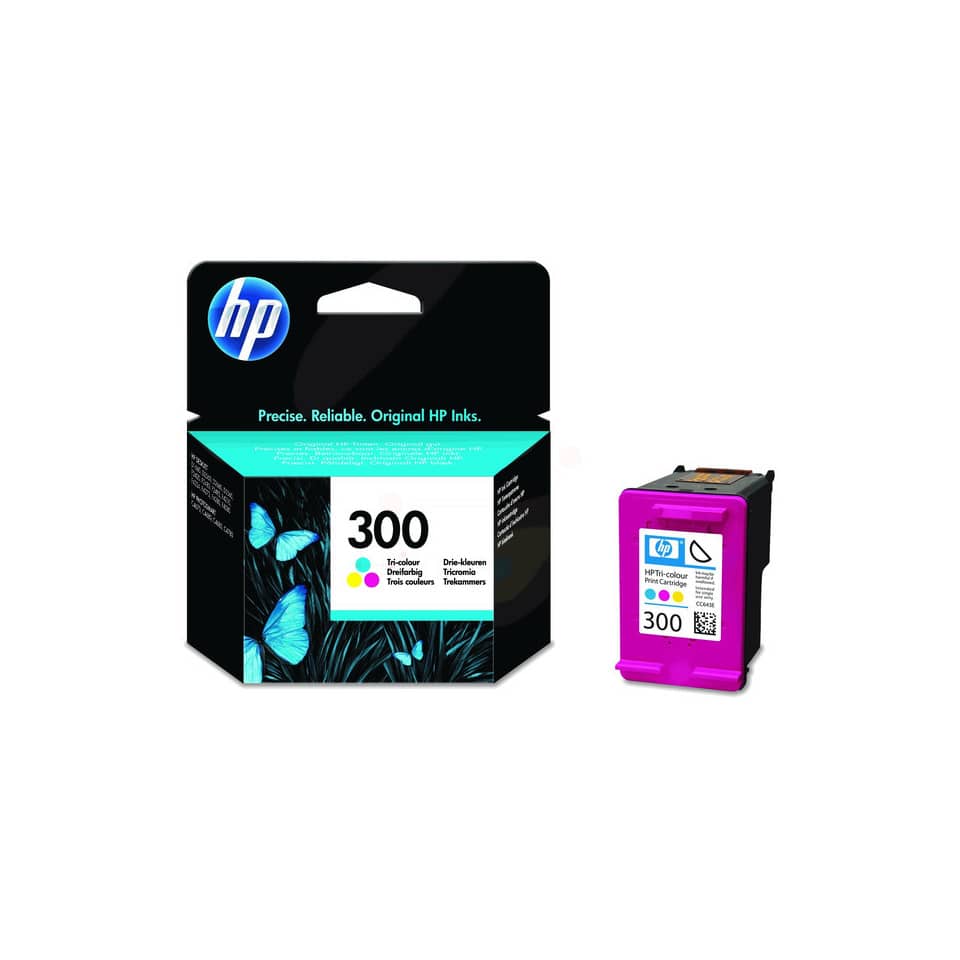 Cartuccia inkjet con inchiostro Vivera 300 HP 3 colori CC643EE