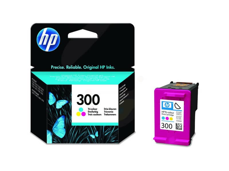 Cartuccia inkjet con inchiostro Vivera 300 HP 3 colori CC643EE