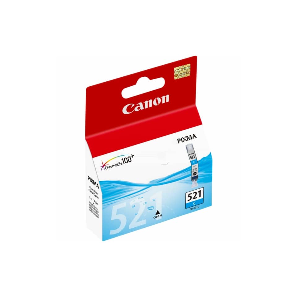 Serbatoio inchiostro CLI-521 C Canon ciano 2934B001