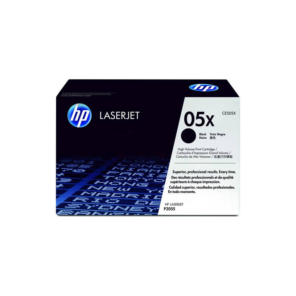 Toner alta capacità 05X HP nero  CE505X