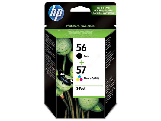 Cartucce inkjet blister 56/57 HP nero +tricromia Conf. 2 - SA342AE
