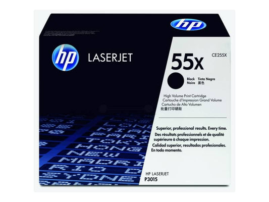 Toner alta capacità 55X HP nero  CE255X