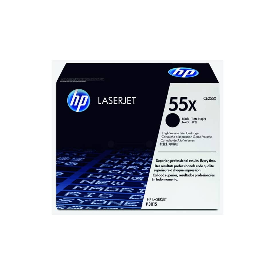 Toner alta capacità 55X HP nero  CE255X