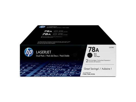Toner 78A HP nero  Conf. 2 - CE278AD