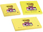 Foglietti riposizionabili Post-it® Super Sticky Notes 76x76 mm 90 ff giallo oro 654-S