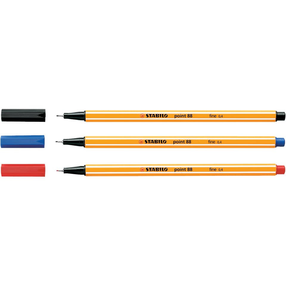 Fineliner Stabilo Point 88® 0,4 mm blu scuro - 88/41