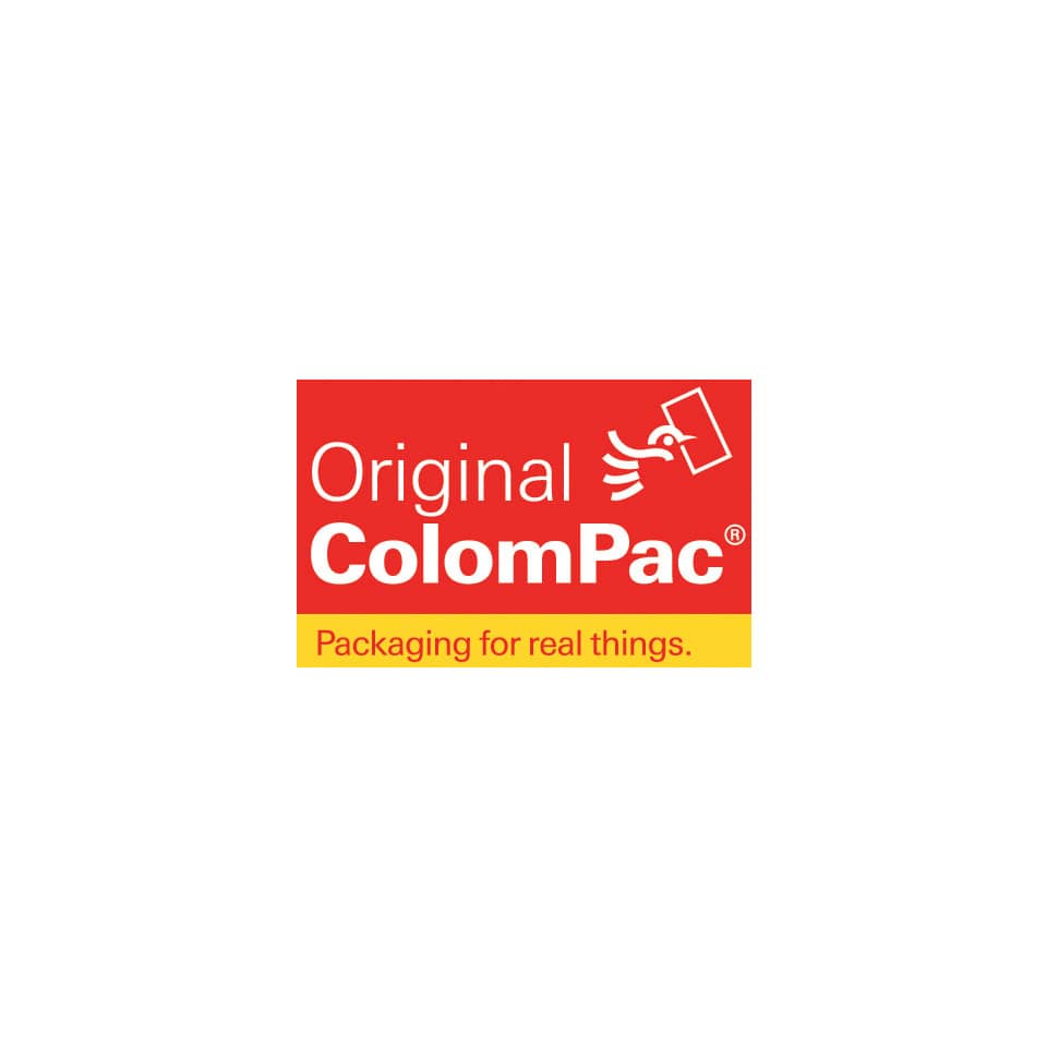 Scatola con tasca interna ColomPac in cartone ondulato f.to 38,5x31,5x13 cm avana - 30000274