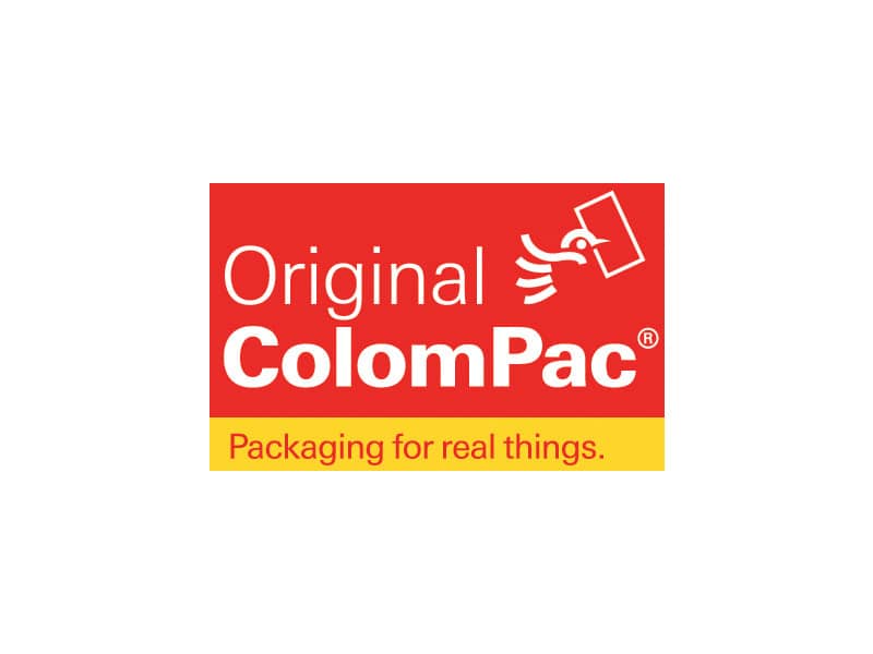 Scatola ColomPac in cartone ondul. - con tasca interna-form. est. 51,5x33,5x17 cm int. 46x31x16 avana -CP 067.07