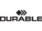 Portanomi DURABLE con cordoncino 20 mm per eventi blu/trasparente inserti f.to A6  conf. 10 - 852507