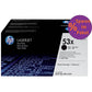 Toner alta capacità 53X HP nero  Conf. 2 - Q7553XD