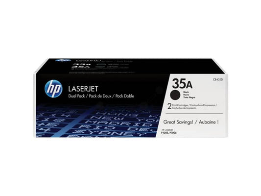 Toner 35A HP nero  Conf. 2 - CB435AD