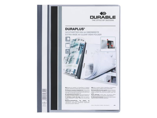 Cartellina ad aghi DURABLE DURAPLUS® A4 grigio 257910