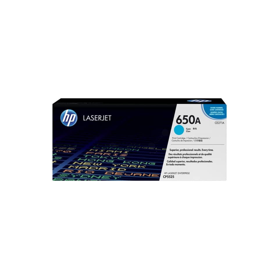 Toner 650A HP ciano standard CE271A