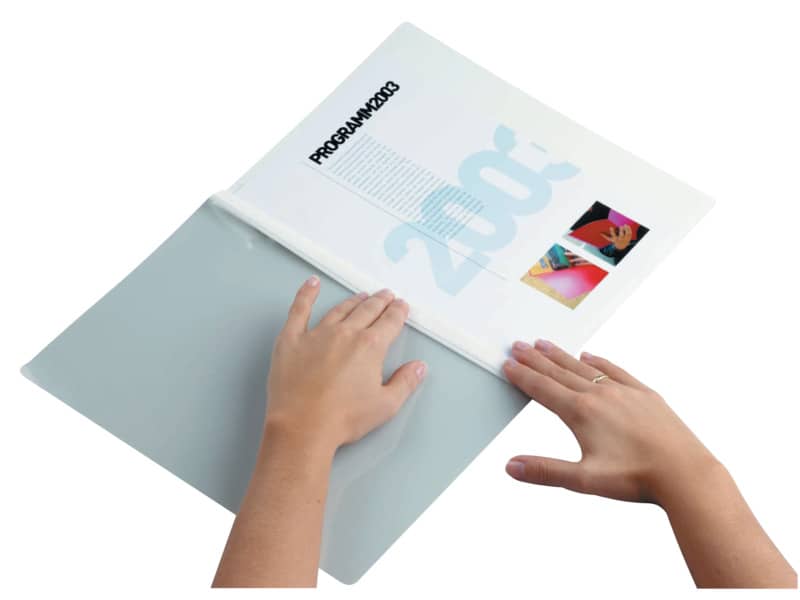 Cartellina per rilegatura DURABLE DURABIND® robusto PVC A4 1-30 fogli bianco - 225002
