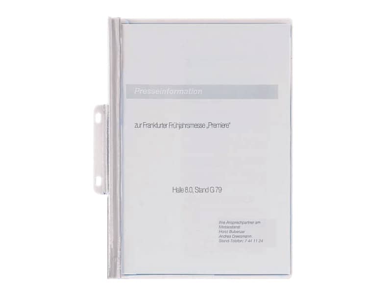 Cartellina per rilegatura DURABLE DURABIND® robusto PVC A4 1-30 fogli bianco - 225002