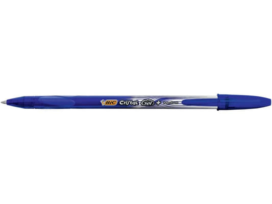 Penna gel BIC Cristal Gel+ M 0,7 mm blu 919234