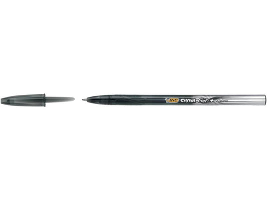 Penna gel BIC Cristal Gel+ M 0,7 mm nero 919235