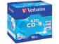 CD-R AZO Verbatim 52x 700 MB Jewel Case da 10 pezzi - 43327
