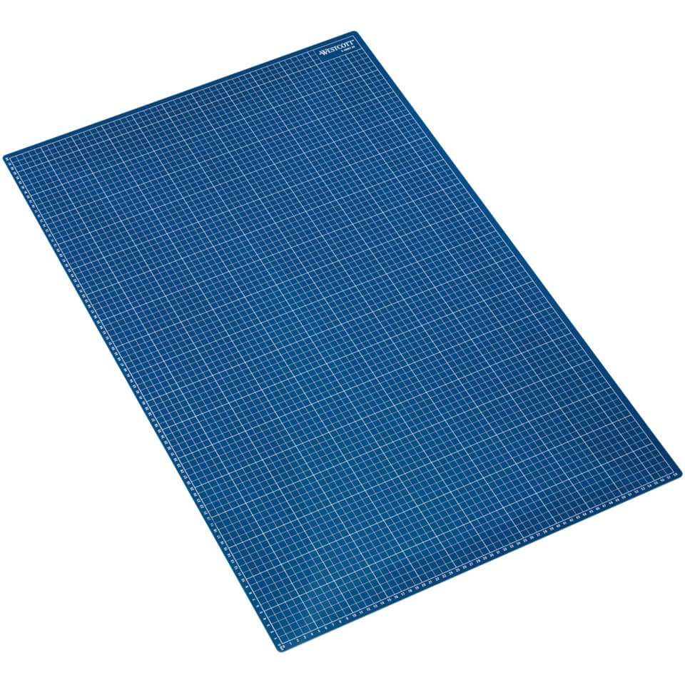 Tappetino da taglio Westcott 90x60 cm blu DIN A1 E-46001 00