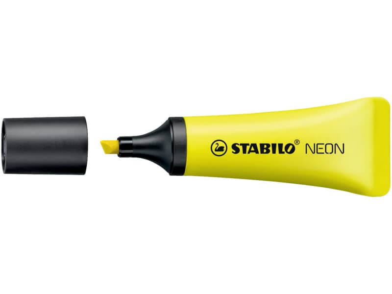 Evidenziatore Stabilo Neon 2-5 mm giallo  72/24